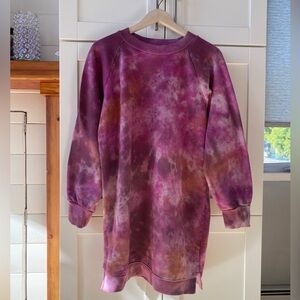 Michael Stars Lolly Tie-Dye Sweatshirt Dress